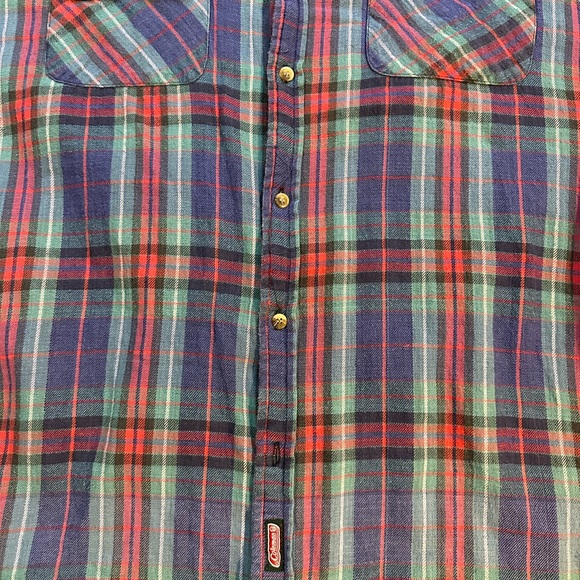 Vintage men’s Flannem Shurt Jacket with lining Coleman - Picture 2 of 7